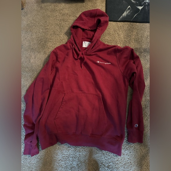 Champion Other - Dark Red Champion Hoodie size large men’s
